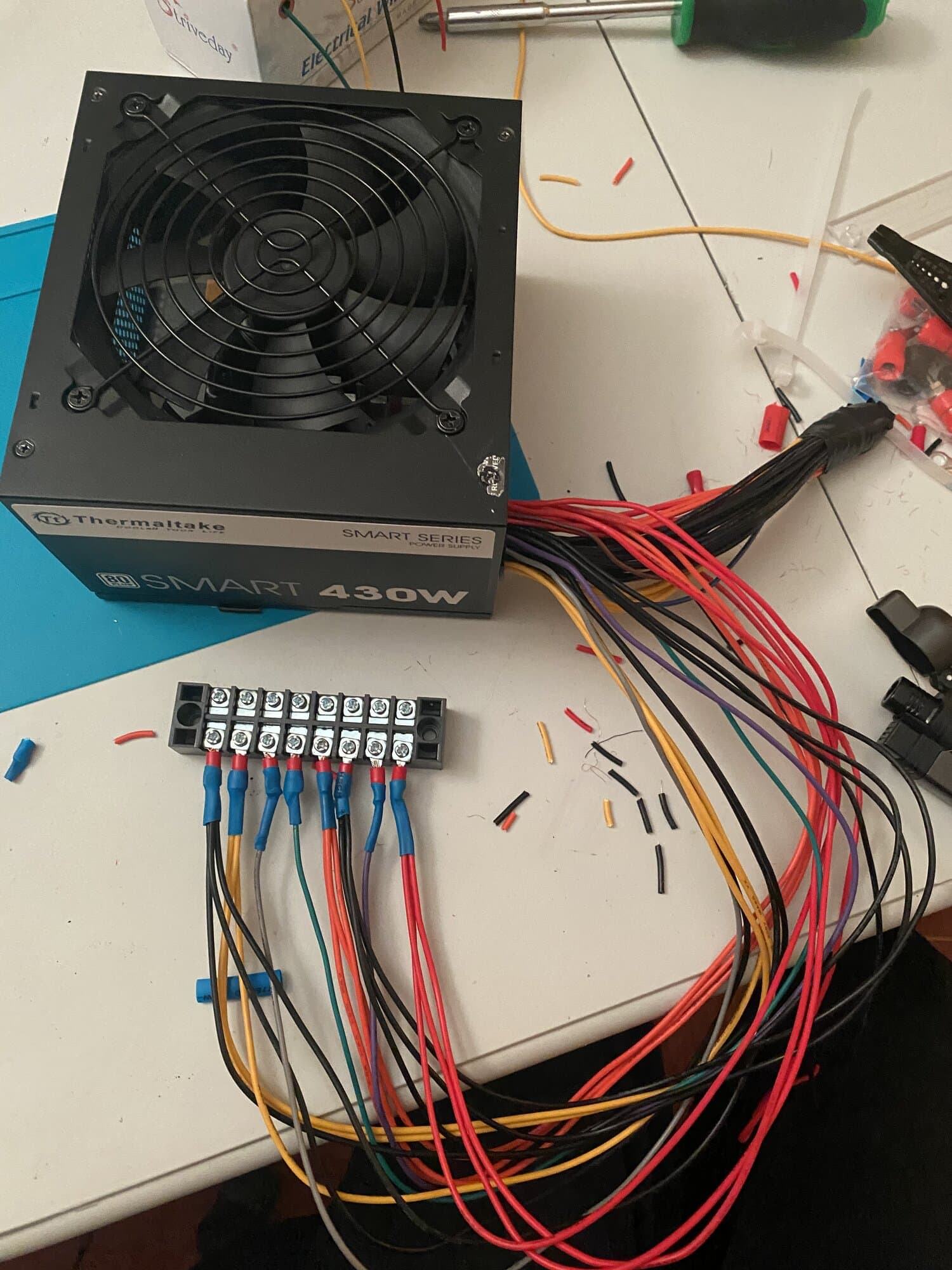 Workbench Power Supply, build photo 1